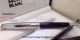 Perfect Replica Montblanc Stainless Steel Clip White And Black Meisterstuck Ballpoint Pen (3)_th.jpg